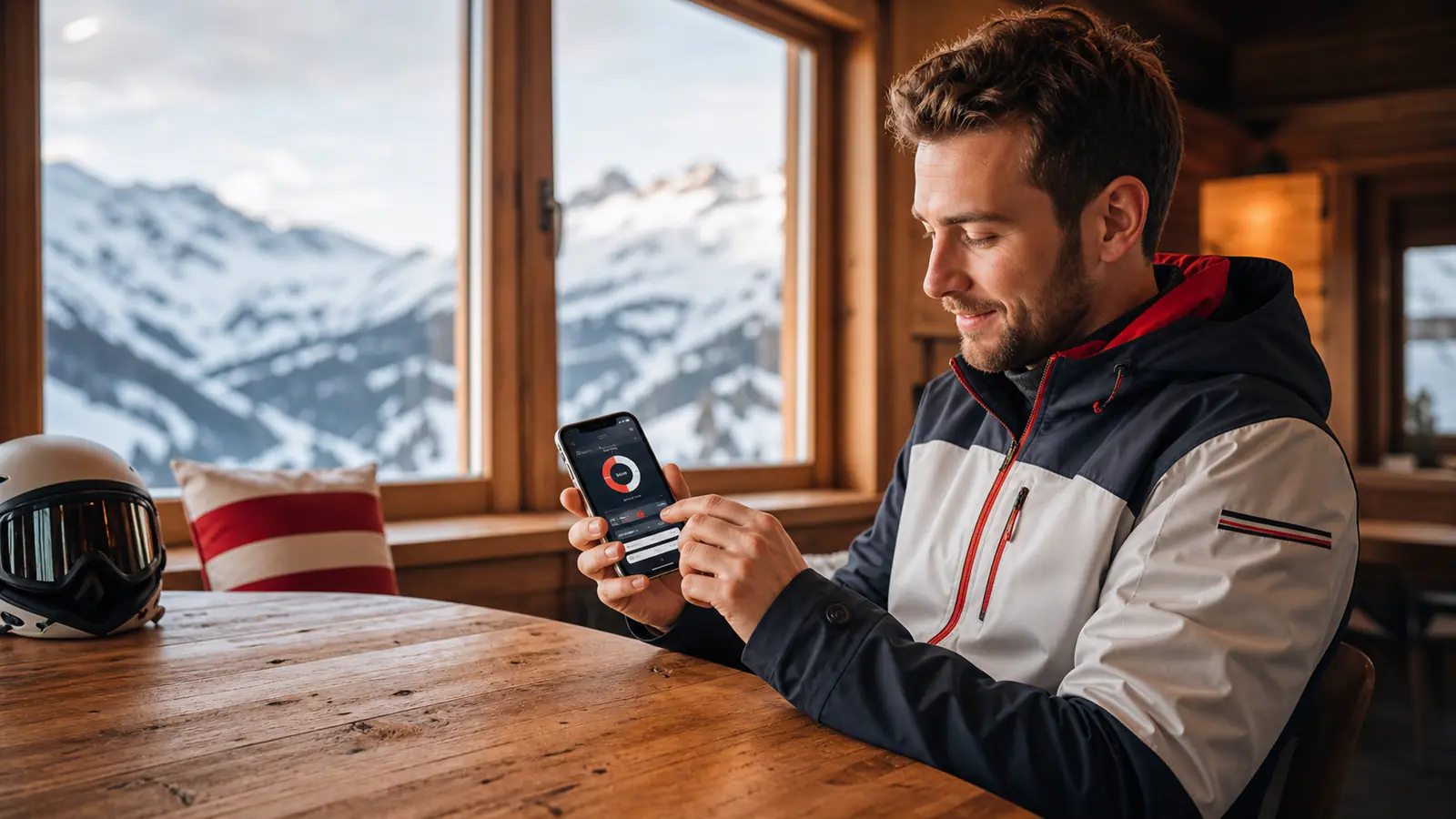 Erwachsener Nutzer verwaltet die sichere BetLabel Kasse auf einem Smartphone